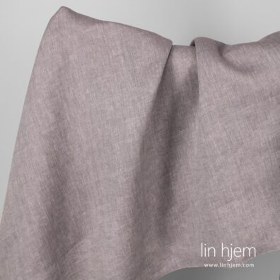 Brunaktig lilla linstoff.