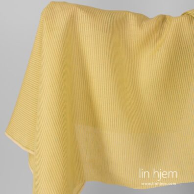 Stripete gult linstoff.