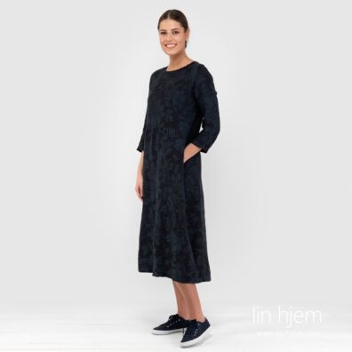 Blomstret kjole, DELFINA.