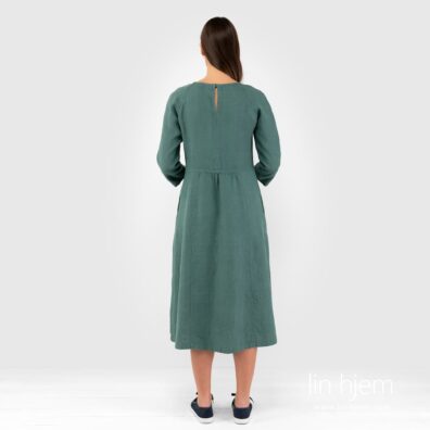 Grønn farget linkjole.