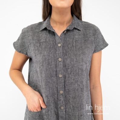 100% linkjole, svart.