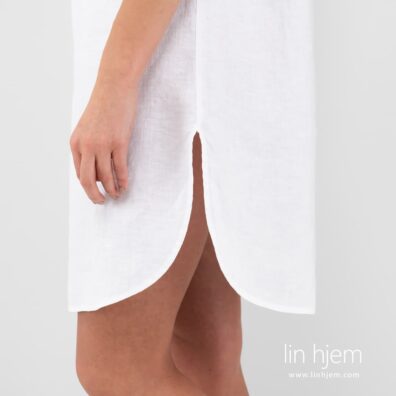 Nattkjole av 100% linstoff.