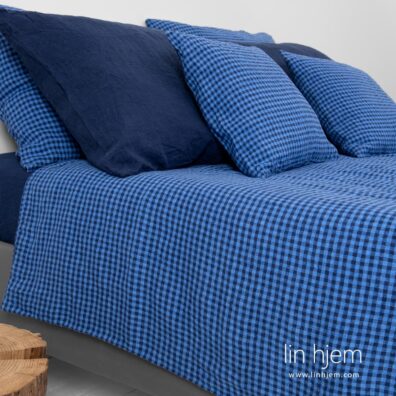 KOLKA sengesett i blå farge.