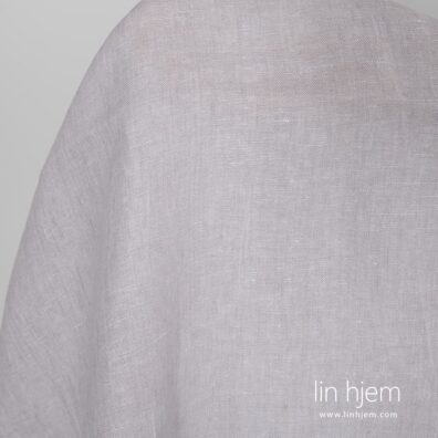 Gråaktig lilla farget linstoff.