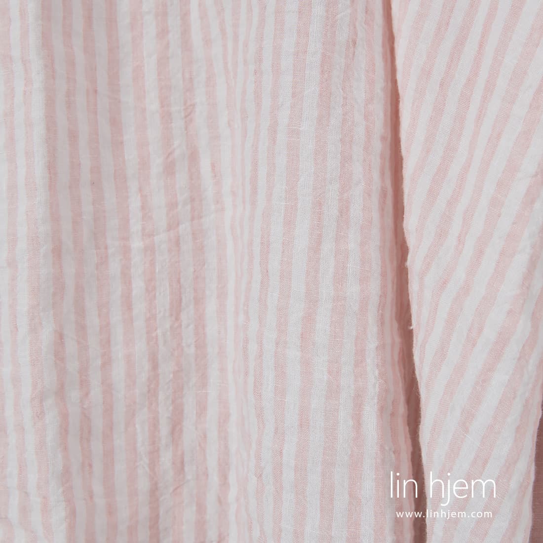 Vasket bredt linstoff.