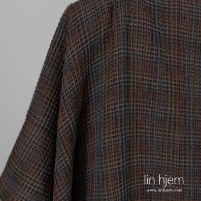 Vasket fargerikt 100% linstoff.