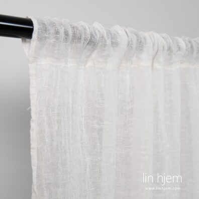 100% lingardin, Bohemia, hvit.