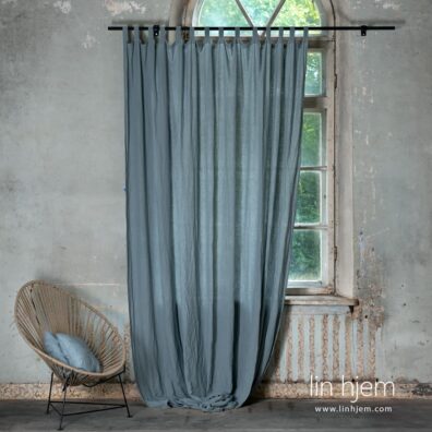 ATLANTA blåaktig grå gardin.