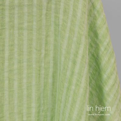 Lysegrønt linstoff.