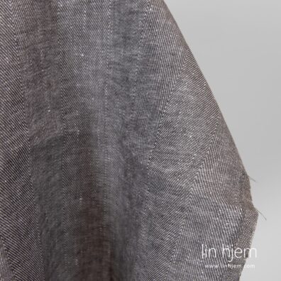 Grått 100% linstoff.