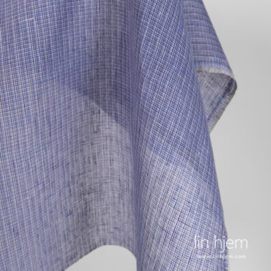 Rutete lilla linstoff.