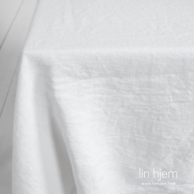 Hvit farget lin duk av NARA kolleksjon.