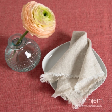 Lysegrå linserviett, MANTIS.