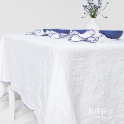 ARVO duk av 100% linstoff, hvit.