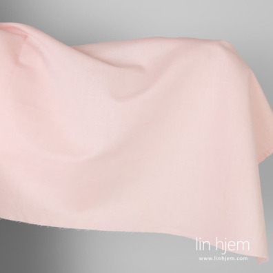 Rosa melange halvlin stoff.