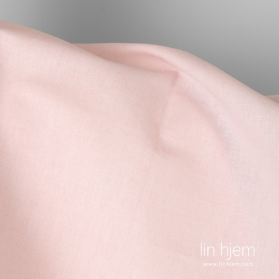 Melange rosa halvlin stoff.