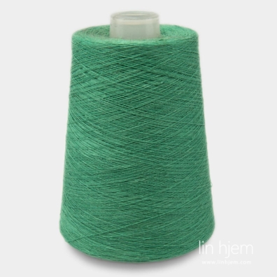 Spinat farget lingarn.