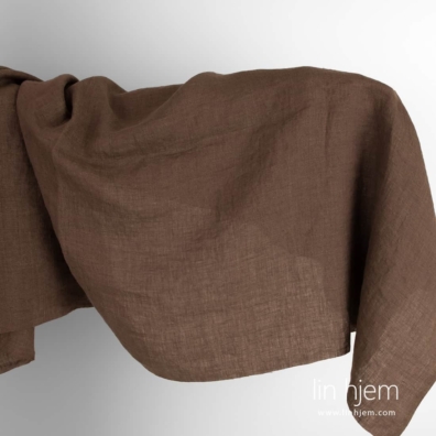 Vasket grønn lilla linstoff