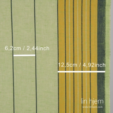 Farge: flere nyanser av grønt, blått