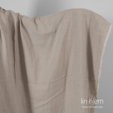 Grå linstoff, vasket