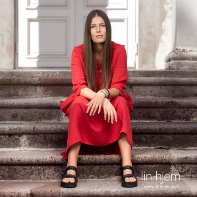 MONTANA INA rød linkjole