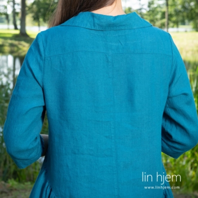 Turkis linkjole med lommer