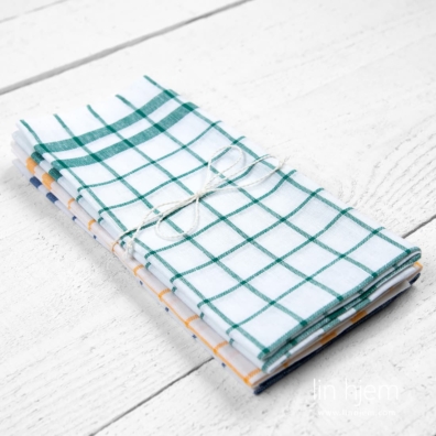 Lin Kjøkken Håndklær Sett 27