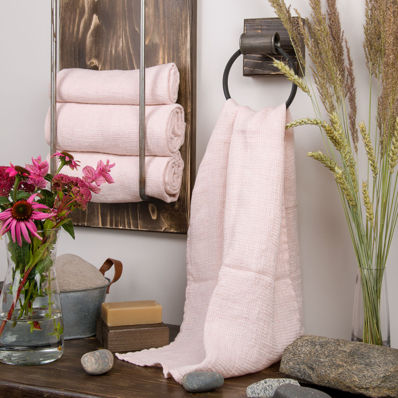 PURO rosa lin h&aring;ndkle