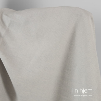 Blågrå linbomullsstoff i sikksakkmønster