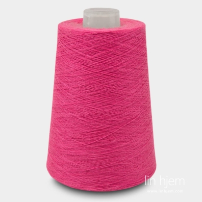 Fuchsia lingarn for strikking, hekling, veving