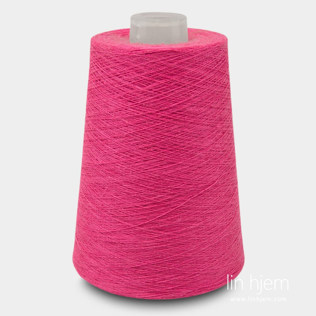 Fuchsia lingarn for strikking, hekling, veving