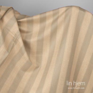 Lin bomullsstoff i fiskebeinsmønster