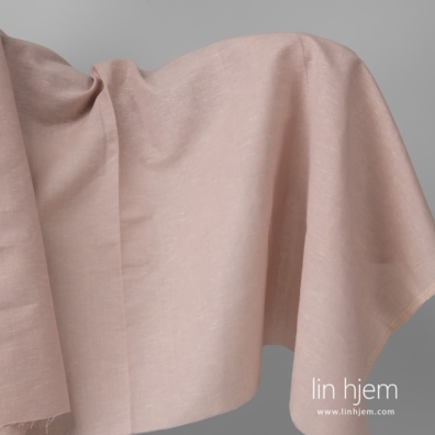 Lin bomullsstoff, lys gul - syrin melange