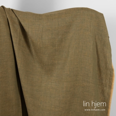 Linstoff brun-mørkegrønt fiskebein