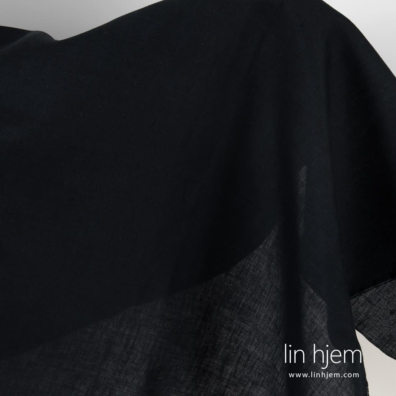 Mørkeblått Linstoff I Striper