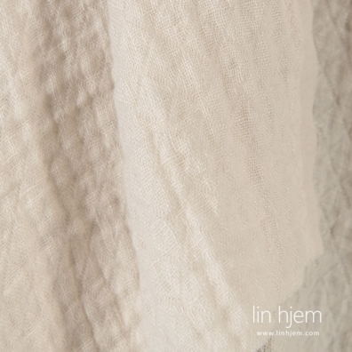 Linstoff gulaktig med diamanter vasket, mykt, skånsomt