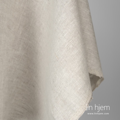 Linstoff lys grått passer til å sy klær og hjemmetekstiler