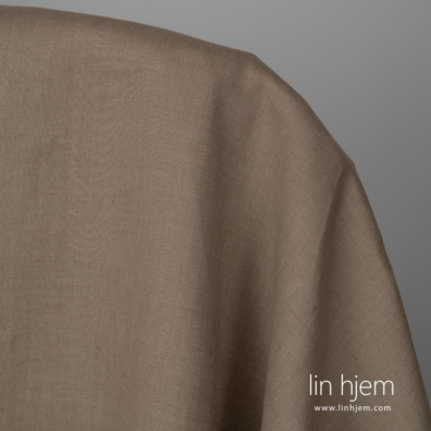 Linstoff gråbrunt 280cm bredt