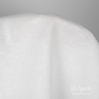 Halvlin stoff melkehvitt 280cm bredt
