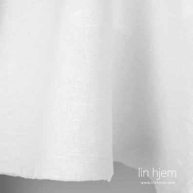 Lin - bomull stoff melkehvitt bredt