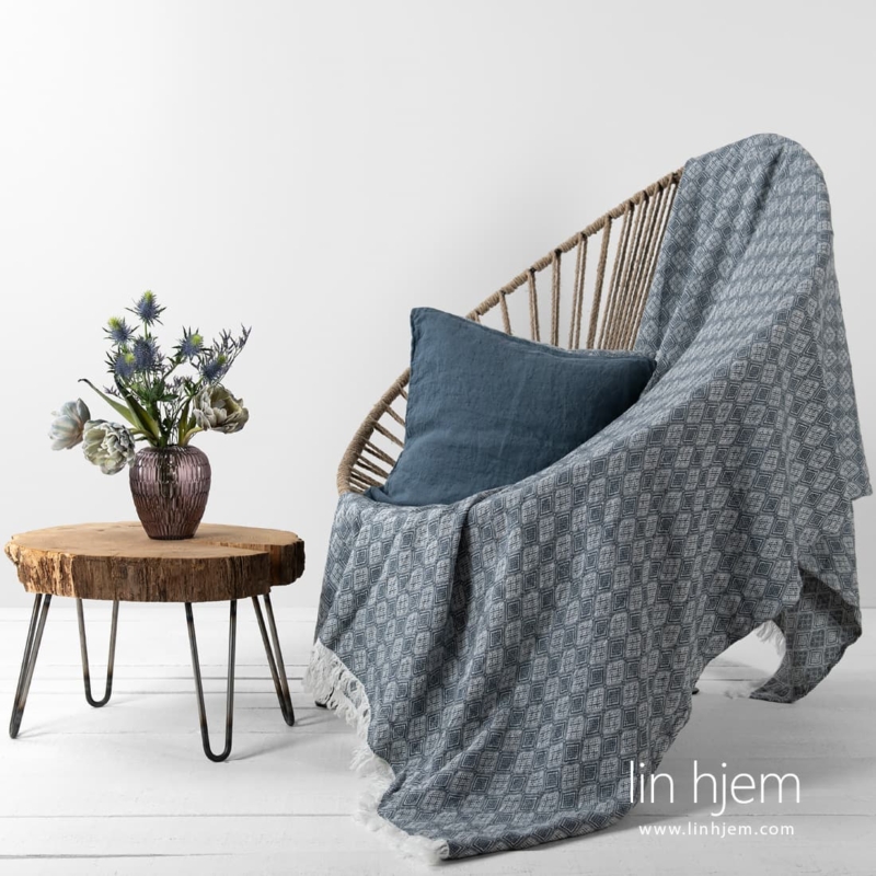 ALABAMA lin pledd gr&aring;tt