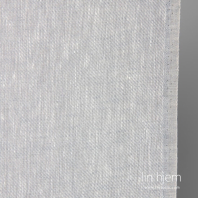 Linstoff blågrått i twill mønster, 50cm bredt