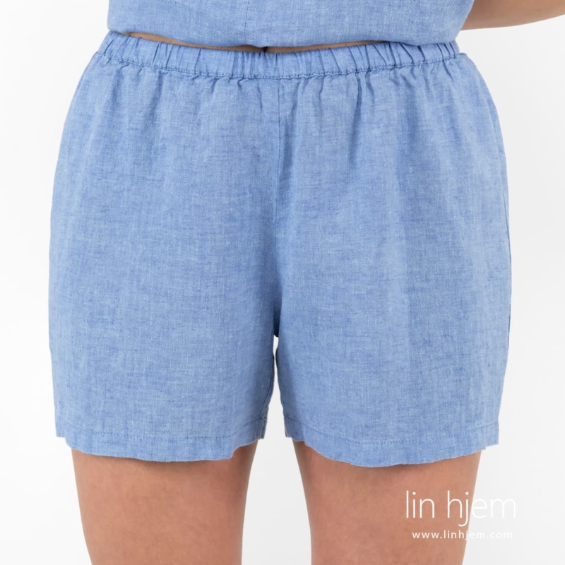 DARREN bl&aring; linshorts