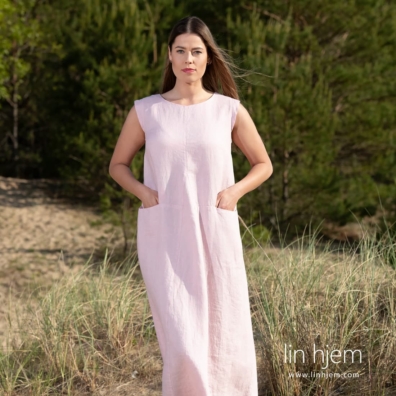 ELLE rosa linkjole med rund hals