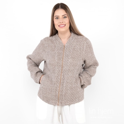 MANGA brun bomber-stil jakke