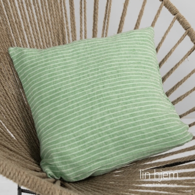 FROGA sofa putetrekk grønn stripete