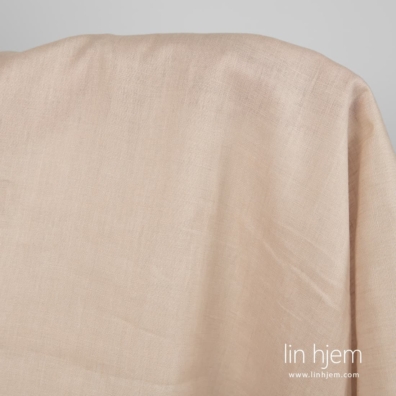 Linstoff beige lett 150cm bredt