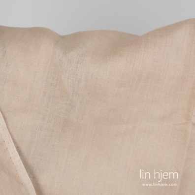 Linstoff gulbrunt lett for å sy klær, hjemmetekstiler