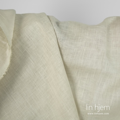 Linstoff grågrønt 145cm bredt