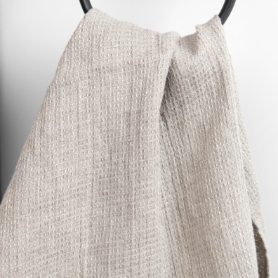 PURO lin håndkle naturlig grå, spesielt vasket, mykt, skånsomt